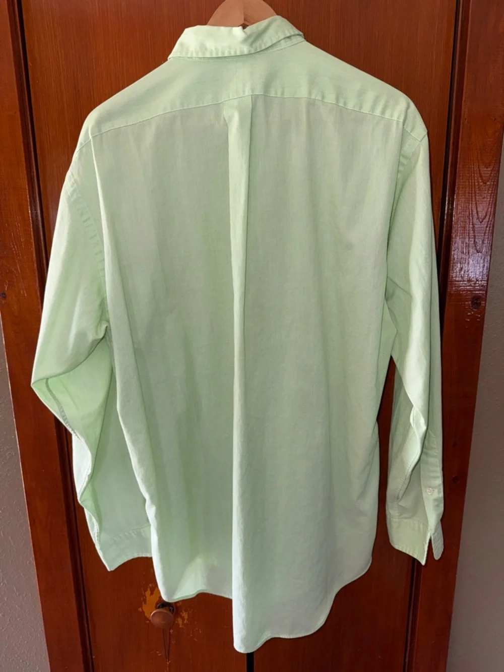 Ralph Lauren Light Green Button-Down Oxford Shirt - Picture 4 of 4